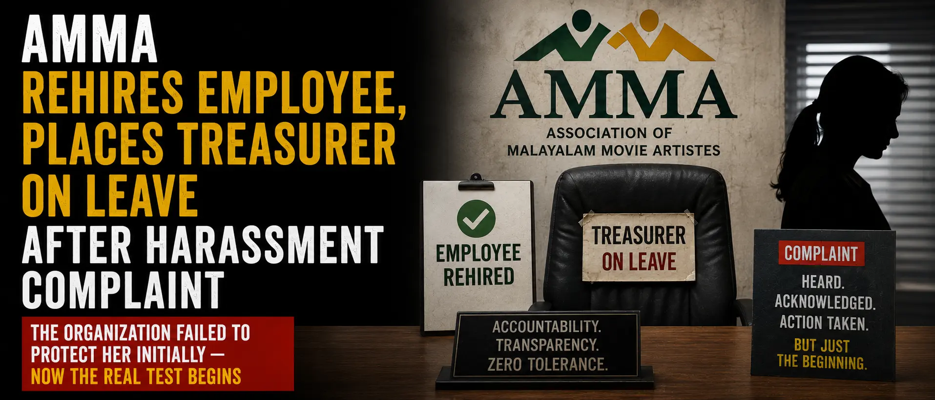 AMMA Rehires Employee, Places Treasurer on Leave After Harassment Complaint