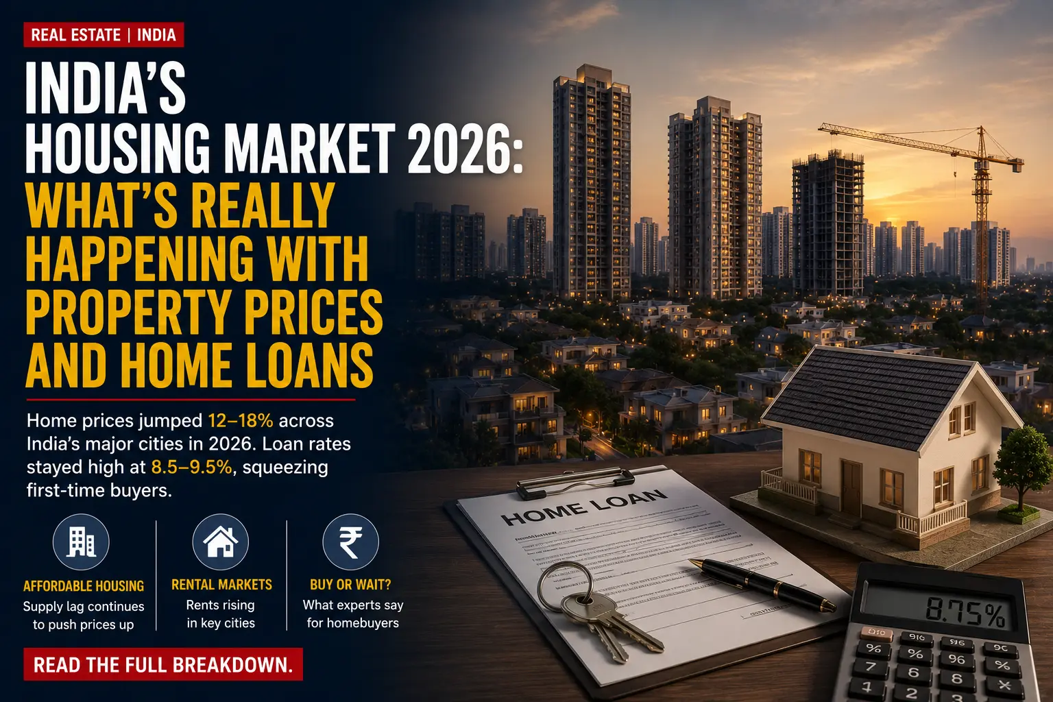 India's Housing Market 2026: What's Really Happening With Property Prices and Home Loans