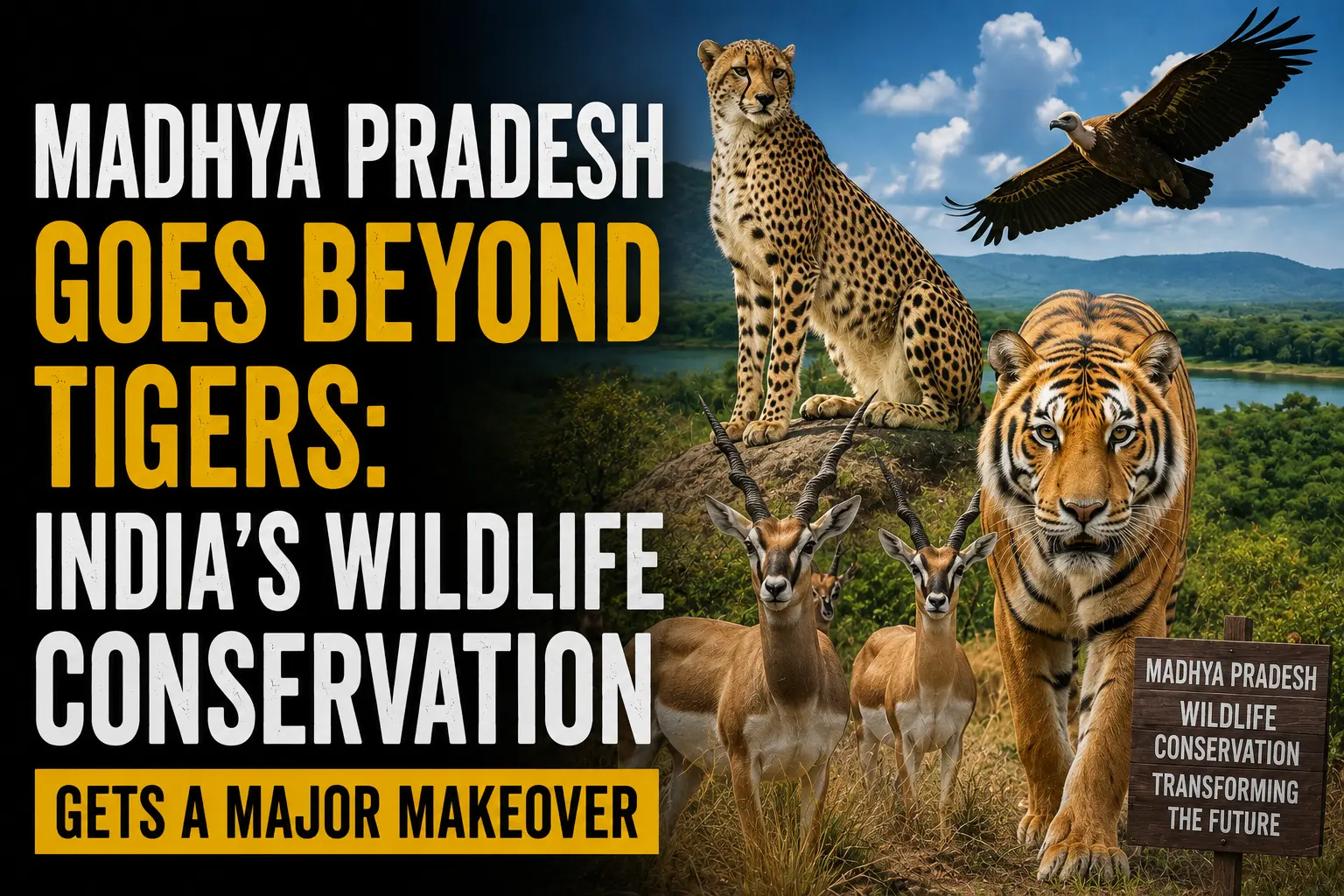 Madhya Pradesh Goes Beyond Tigers: India's Wildlife Conservation Gets a Major Makeover