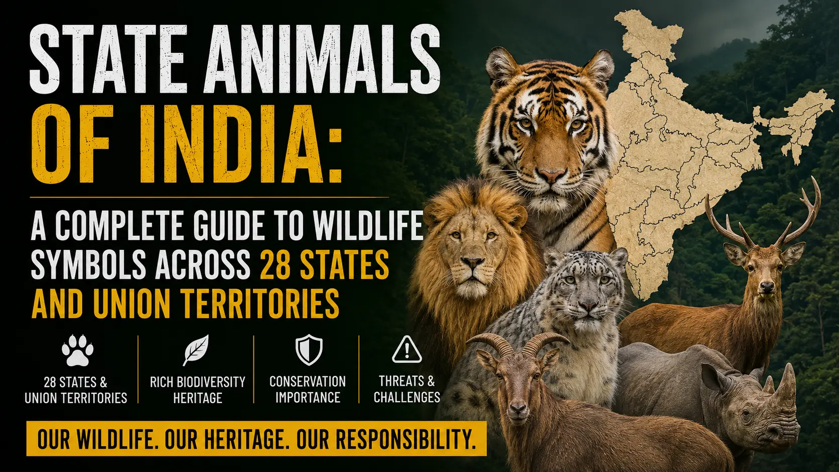 State Animals of India: A Complete Guide to Wildlife Symbols Across 28 States and Union Territories