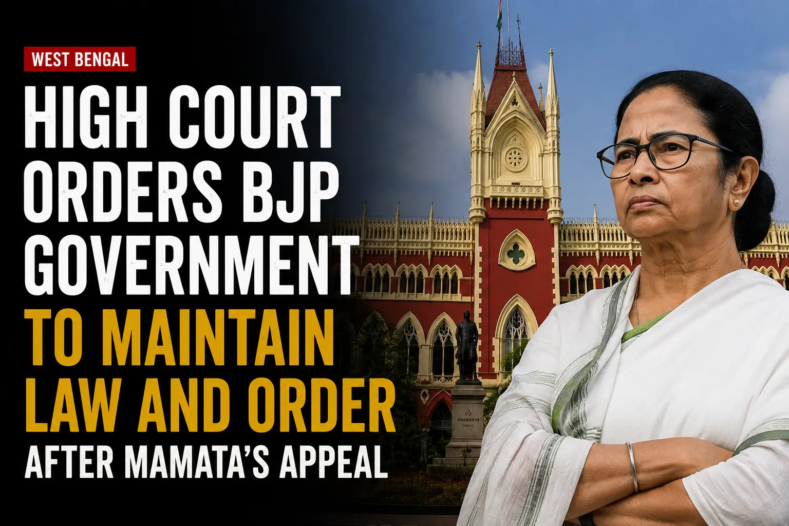 High Court Orders BJP Government to Maintain Law and Order After Mamata's Appeal