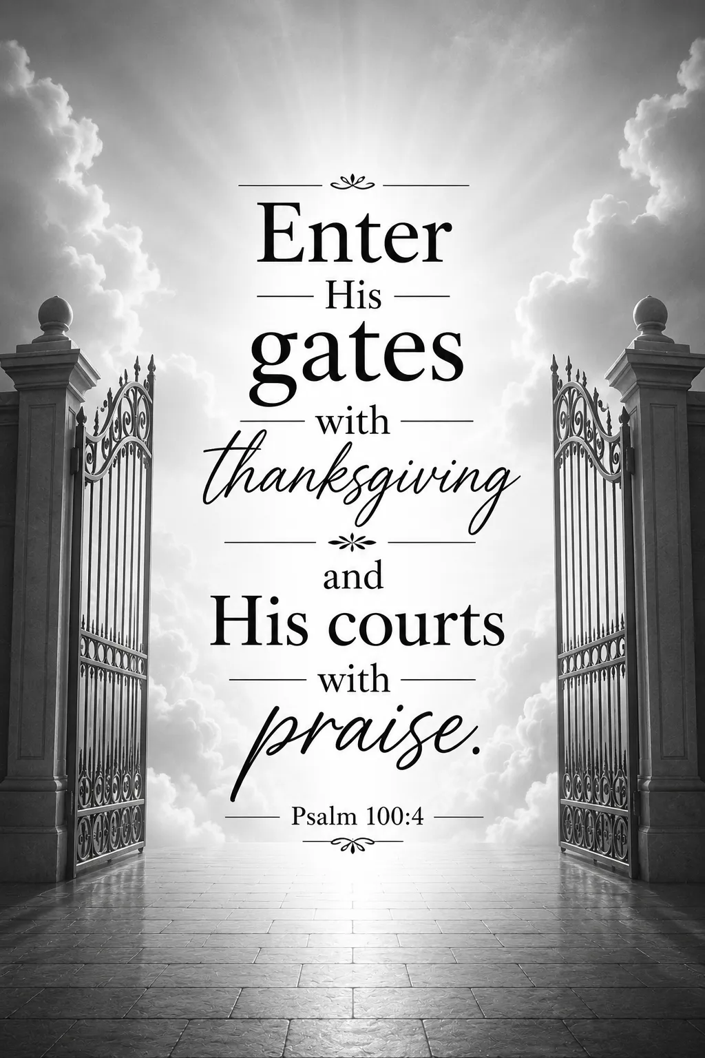 Psalms 100:4