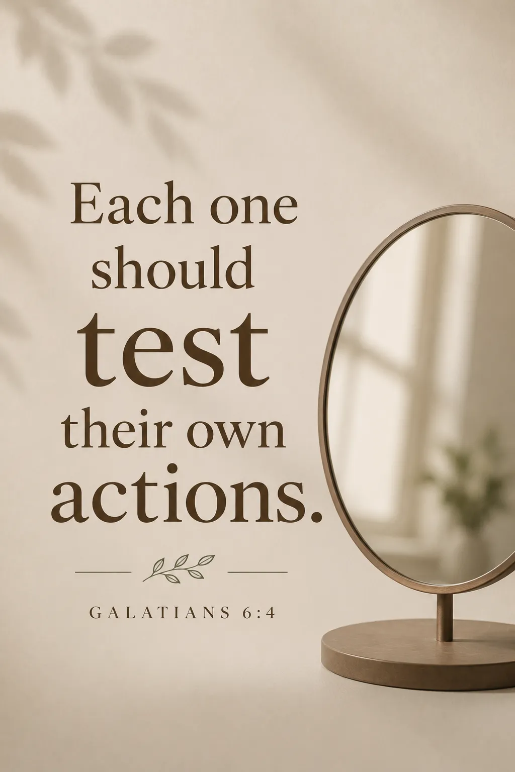 Galatians 6:4
